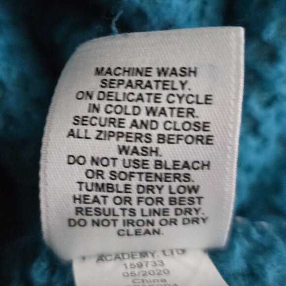 Magellan Outdoors Pullover Men's 1X Teal Fleece Quarter Zip Jacket Fishing - Picture 11 of 11